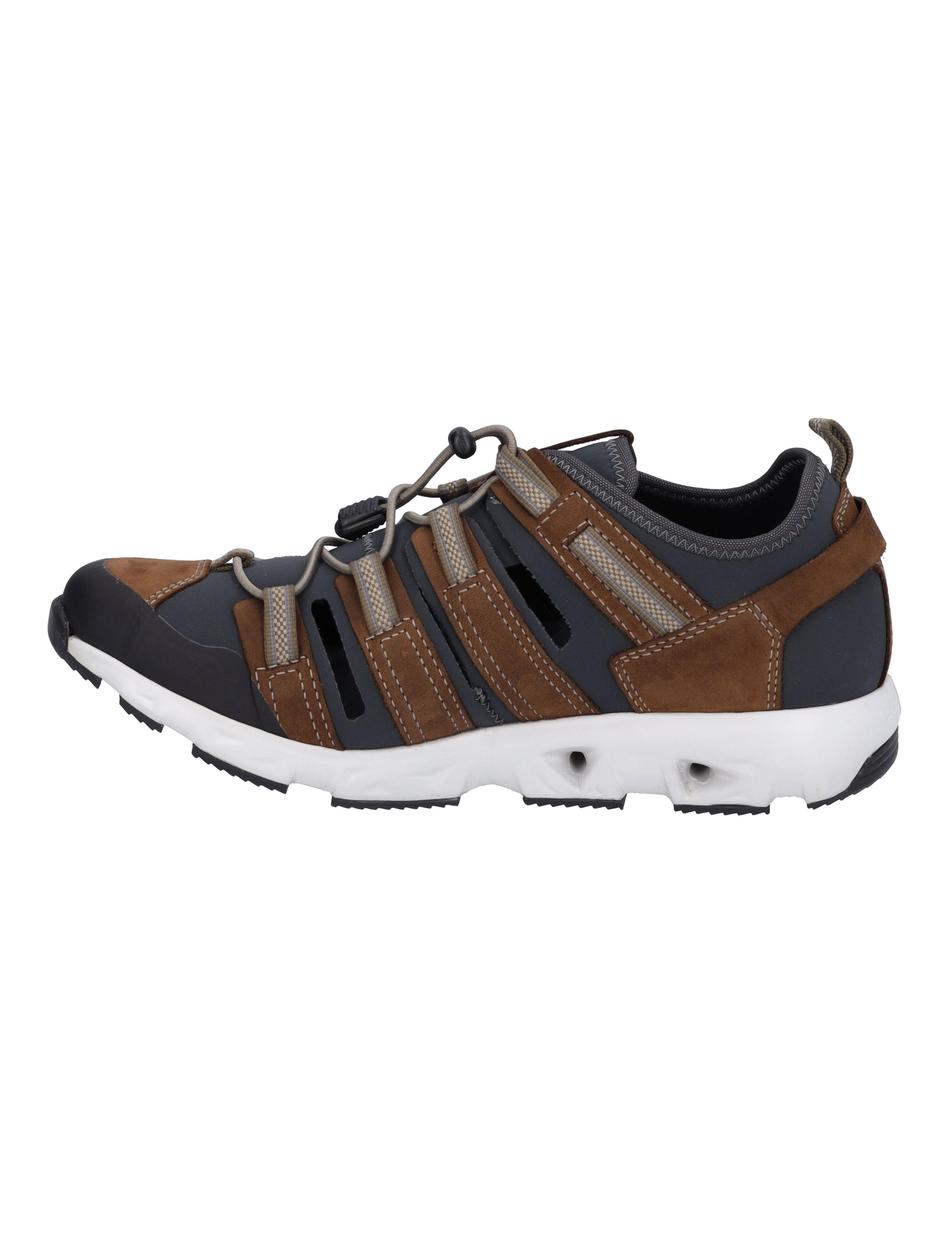 Halbschuh Noah 06, braun-kombi