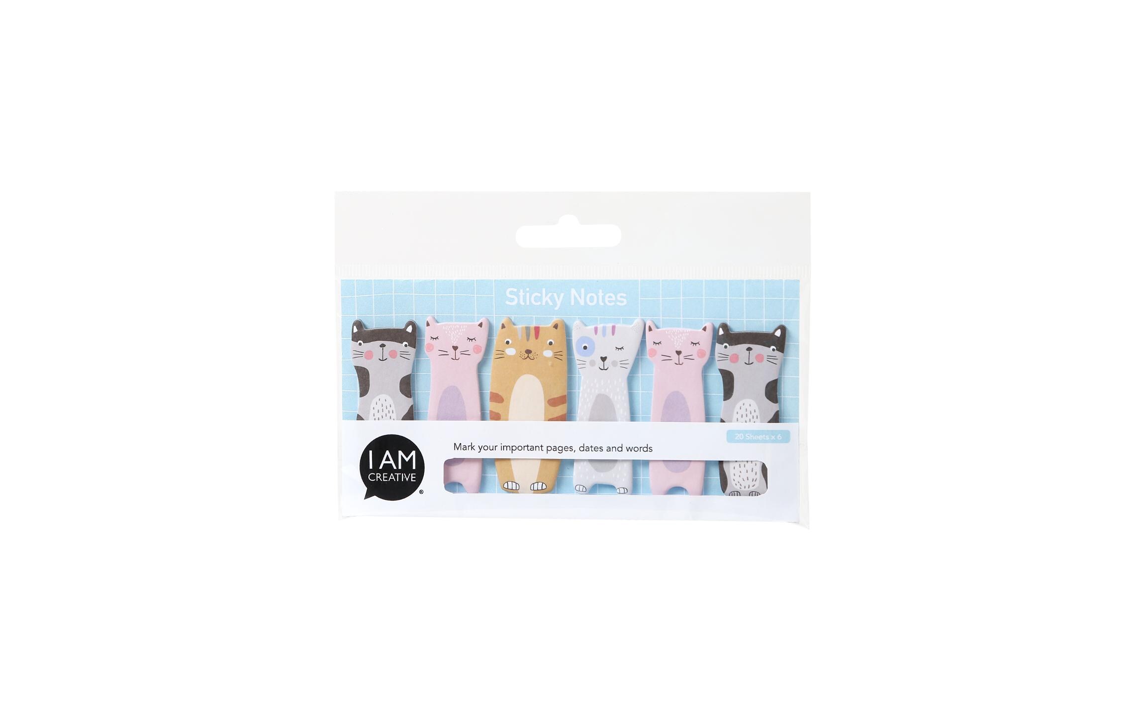 Page Marker Katze 6 StückNotizzettel in Tierform