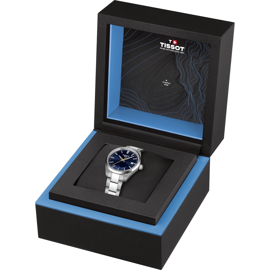 Tissot PR 100 Jungfraubahn Quartz 34mm Blau