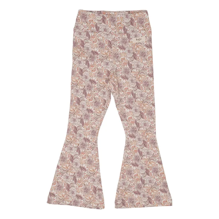 Baje Studio Legging Miva Fleuri Evasé | Ecru