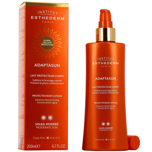 Lait protecteur corps soleil modéré Institut Esthederm Adaptasun