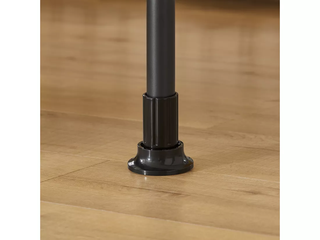 Télescopique Porte-Vêtements Système de Penderie Télescopique avec 4 Barres, KLS03-SCH