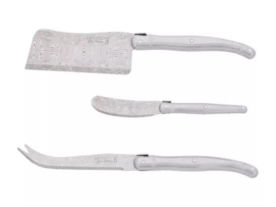 Jean Dubost Set de 3 couteaux fromage - L0032524D32018