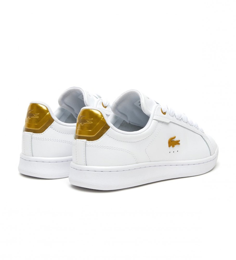 Tênis Lacoste Carnaby Pro de couro, branco