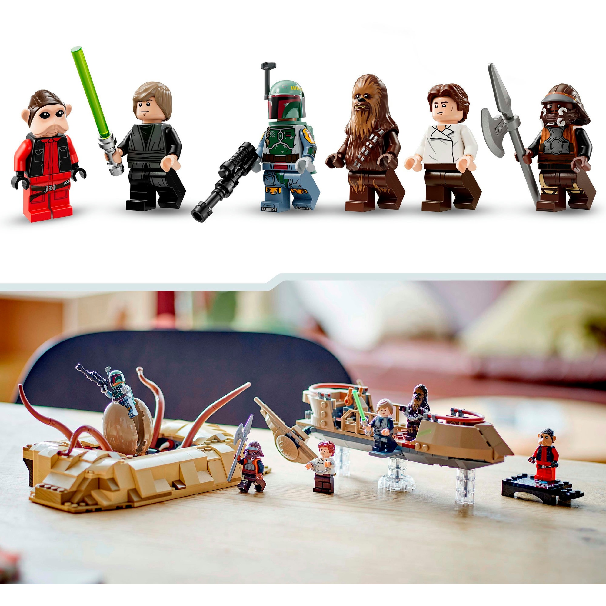 LEGO Konstruktionsspielzeug Star Wars Wüsten-Skiff und Sarlacc-Grube