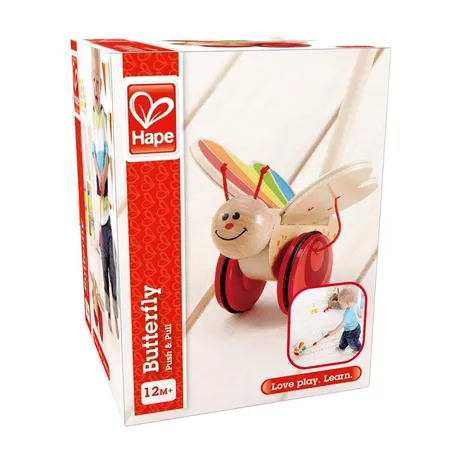 Hape Schiebetier Schmetterling, 56,5 cm