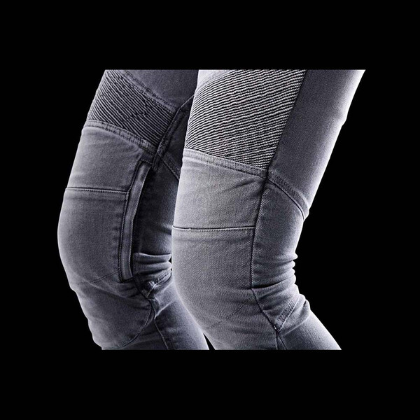 Furygan - Jean femme Purdey Evo Slim L32 Gris