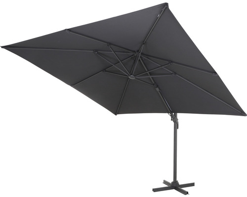 Siena Garden Califorina zweefparasol, 300 x 300 cm, antraciet