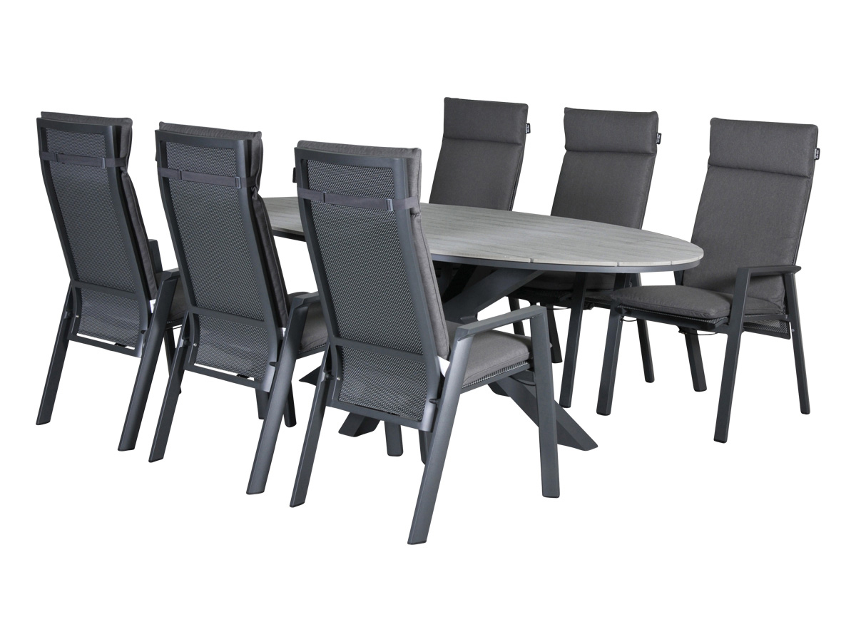 Outdoor Feelings Irma Edson 220 grey teak diningset