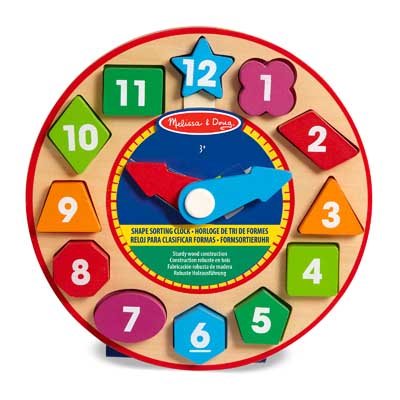 Shape Sorting Clock