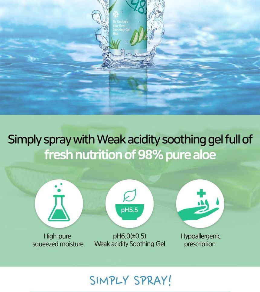 FRUDIA - My Orchard Real Soothing Gel Mist - 2 soorten