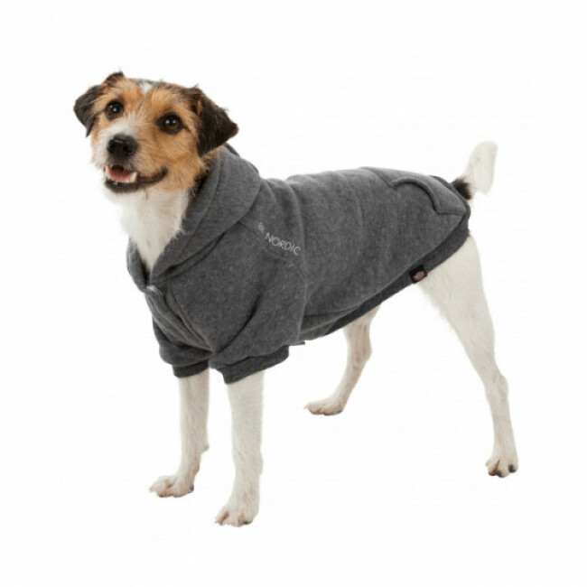 Manteau Flensburg sweat à capuche Gris pour chien