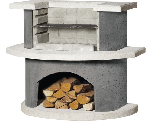 Buschbeck Grillbar Copenhagen H 93 cm wit-antraciet