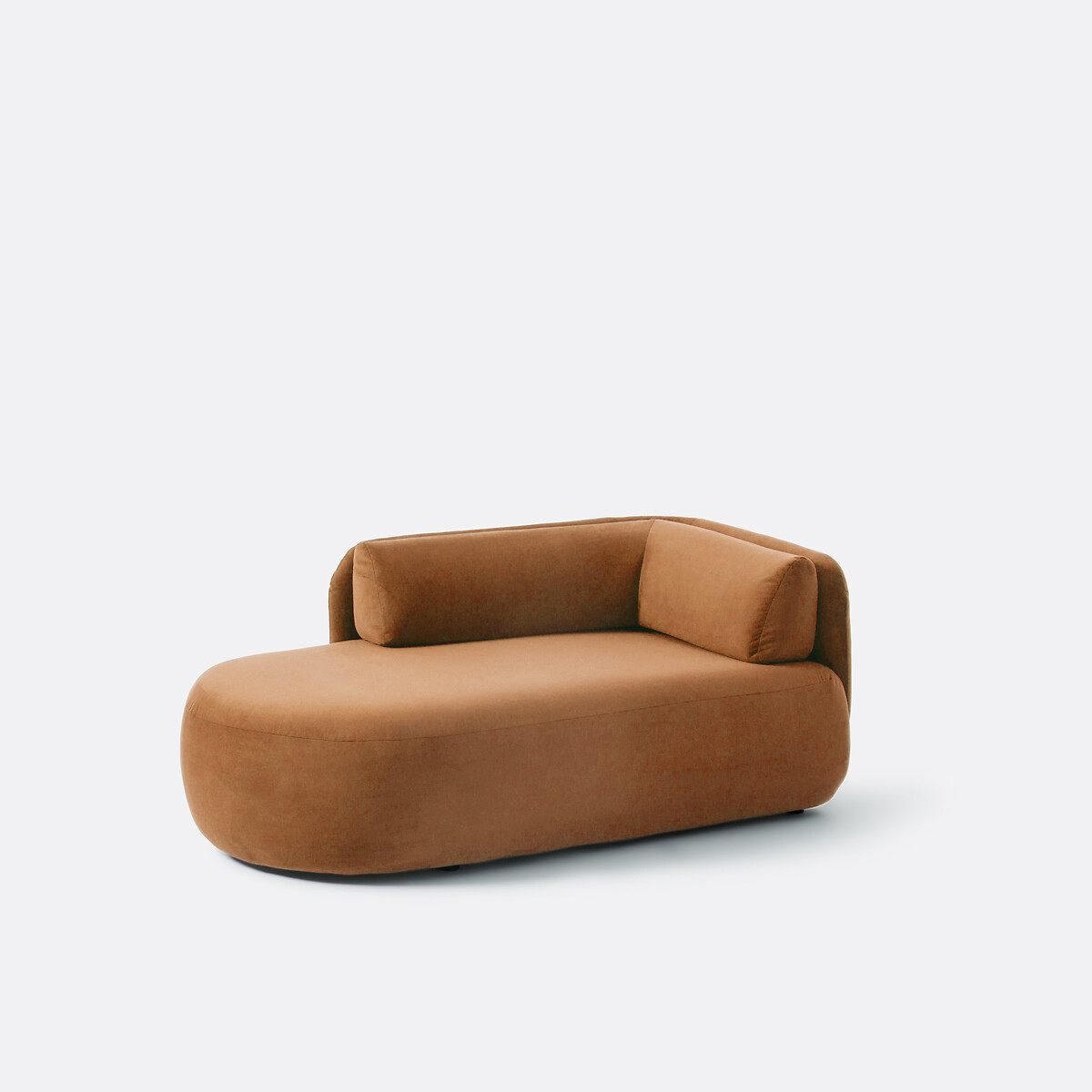 LA REDOUTE INTERIORS<br>Links de cadeira comprida, fluweel, Meridiano