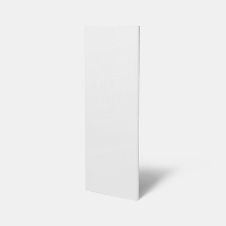 Joue de finition caisson haut Goodhome Stevia et Garcinia Blanc H. 96 cm x l. 36 cm x Ep. 18 mm