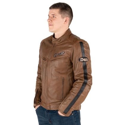 Blouson DXR D63 CE - Beige / Marron