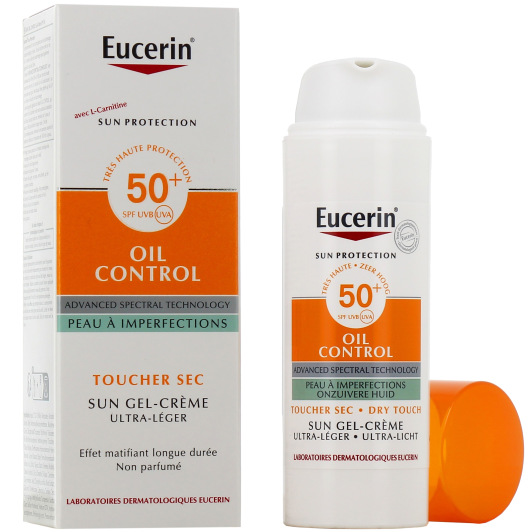 Eucerin Oil Control gel crème solaire - Peau grasse à imperfections