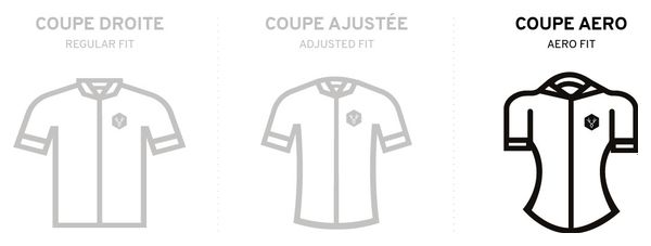 Maillot Manches Courtes Femme LeBram Aspin Saumon Coupe Ajustée