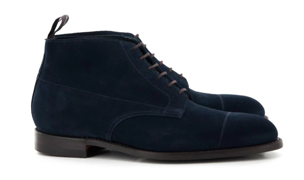 CROCKETT AND JONES - WYE SUEDE OCEAN