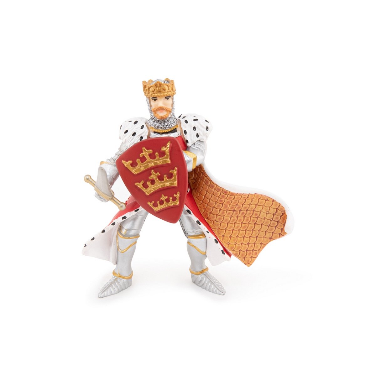 Figurine Roi Arthur rouge