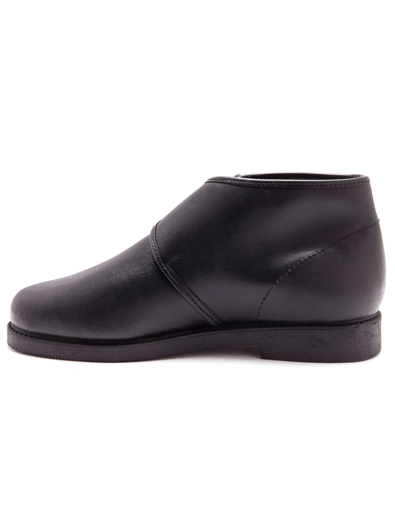 Bottillons cuir fourrés extra larges