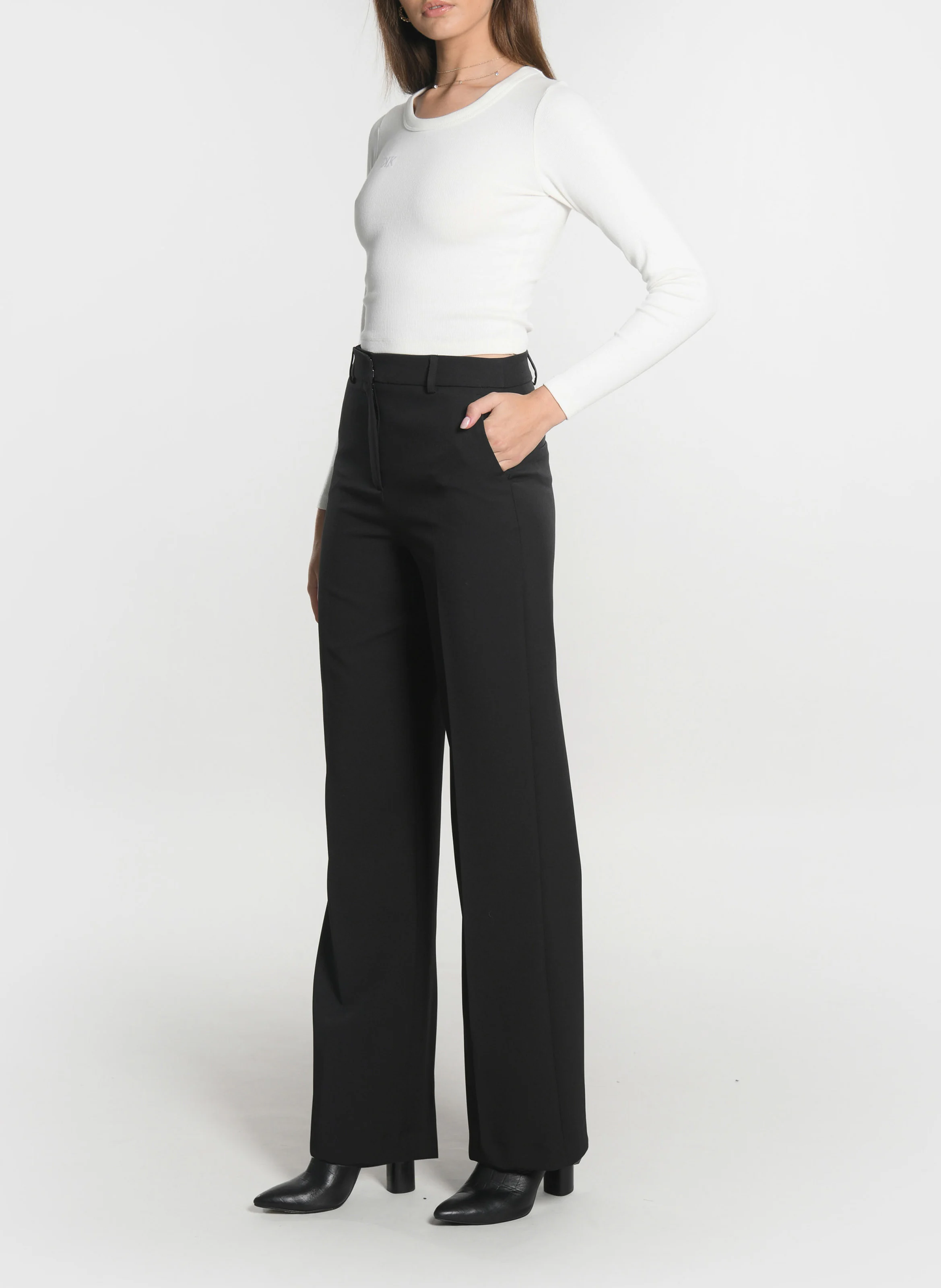 MATHILDA - Pantalon large | Noir