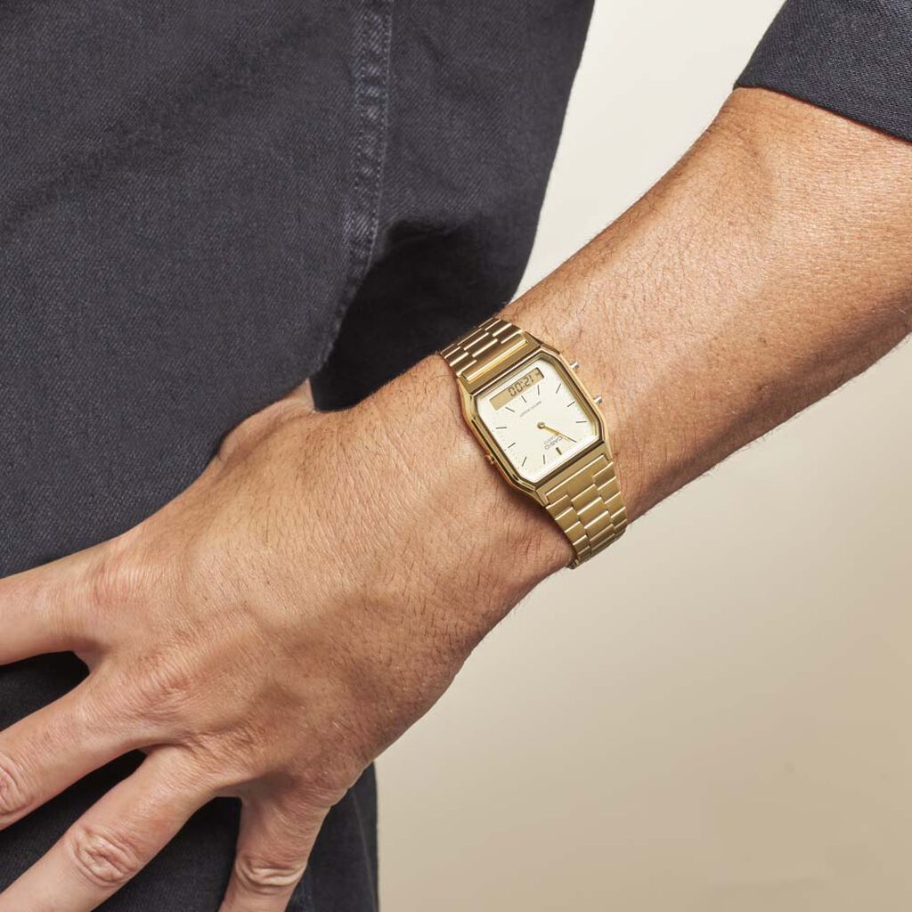 Montre Casio Collection Vintage Champagne