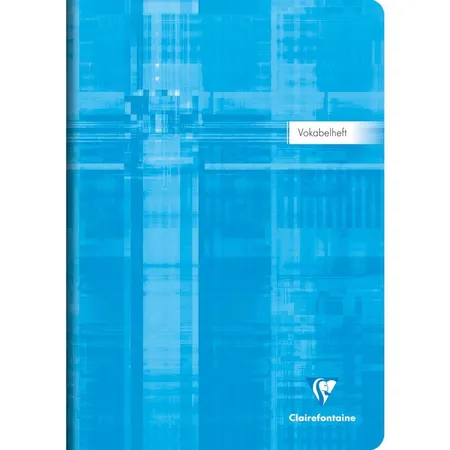 Clairefontaine Vokabelheft liniert, A4, 40 Blatt, sortiert
