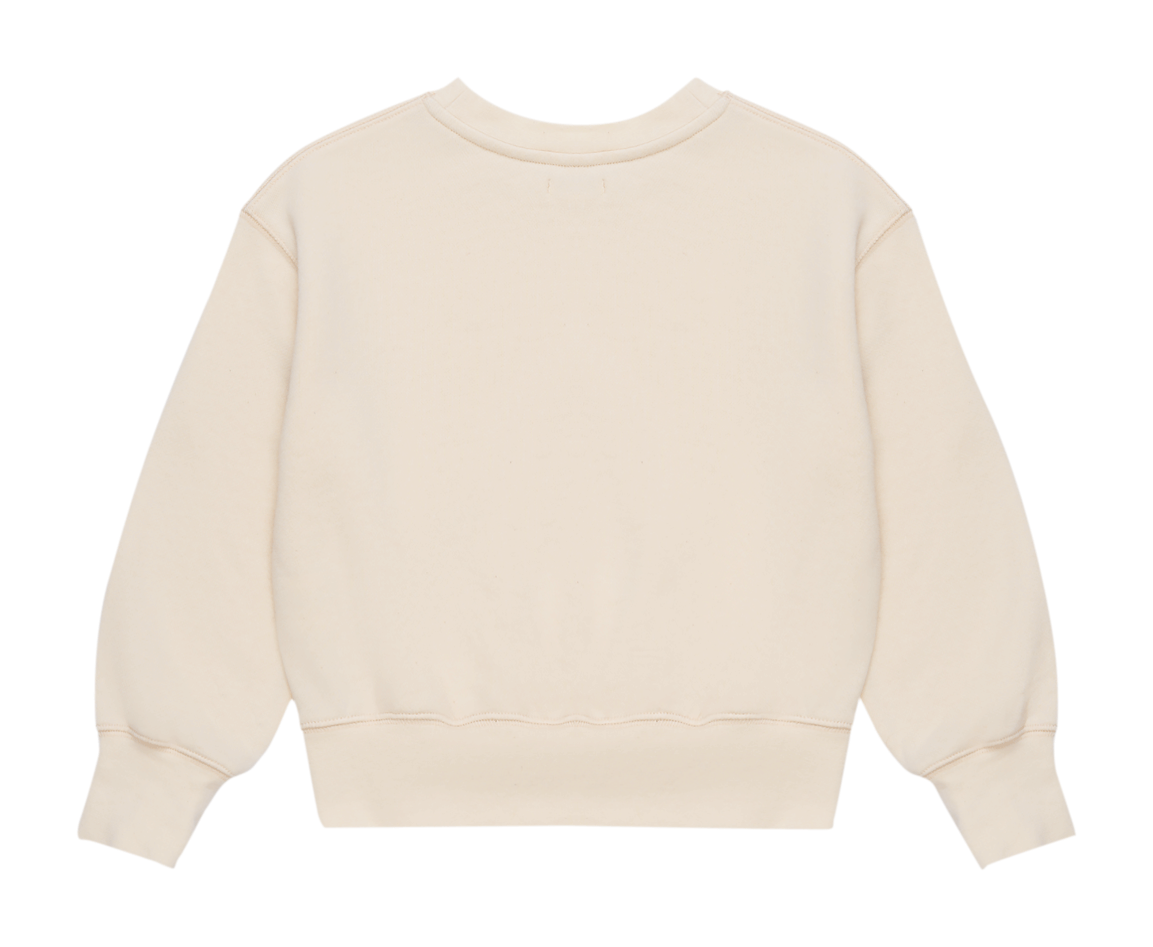 SOLE - Sweat col rond en coton imprimé | Beige