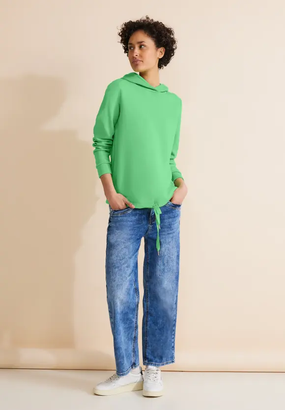 Cupro Sweatshirt - light spring green