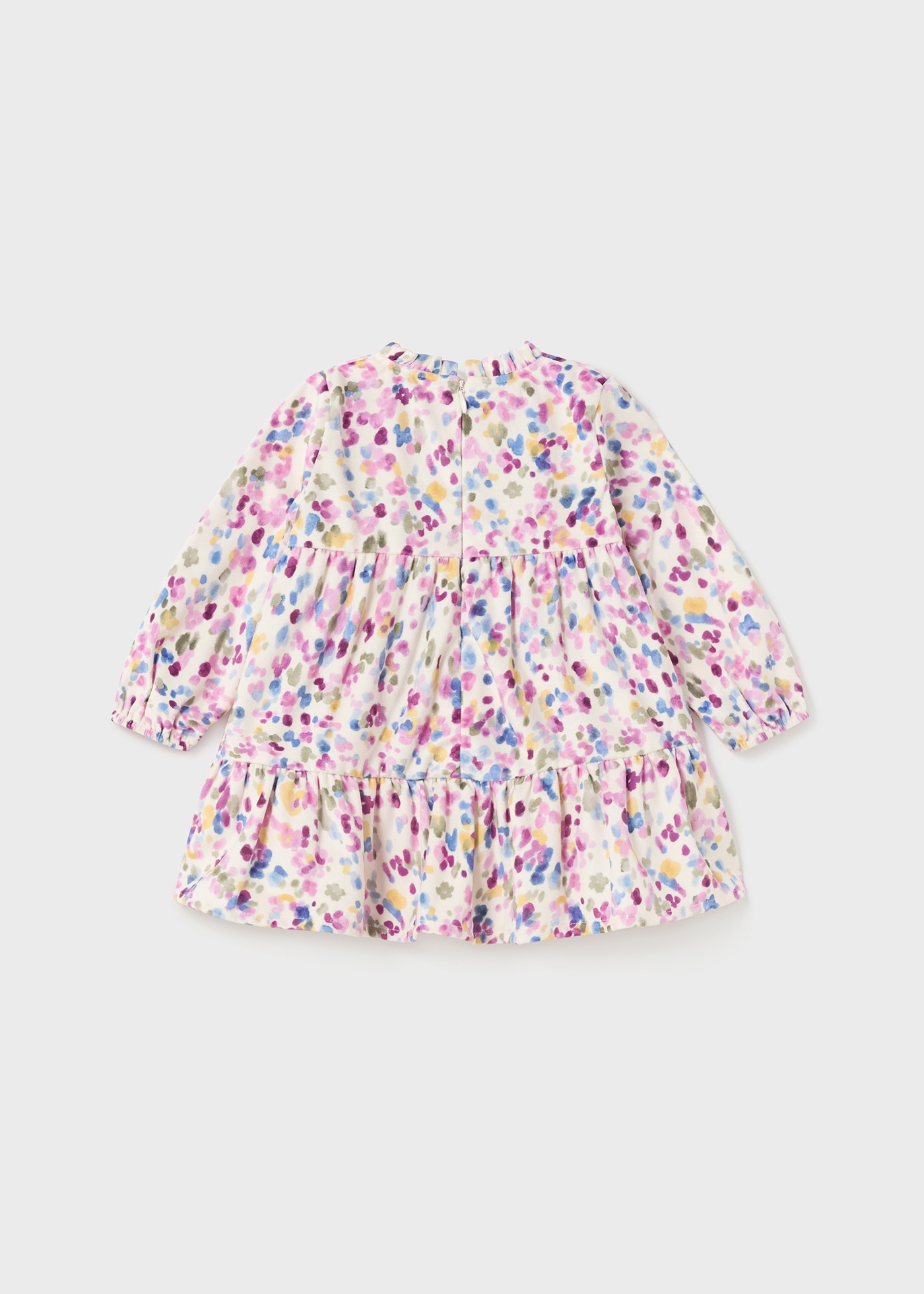 Vestido de veludo para bebê