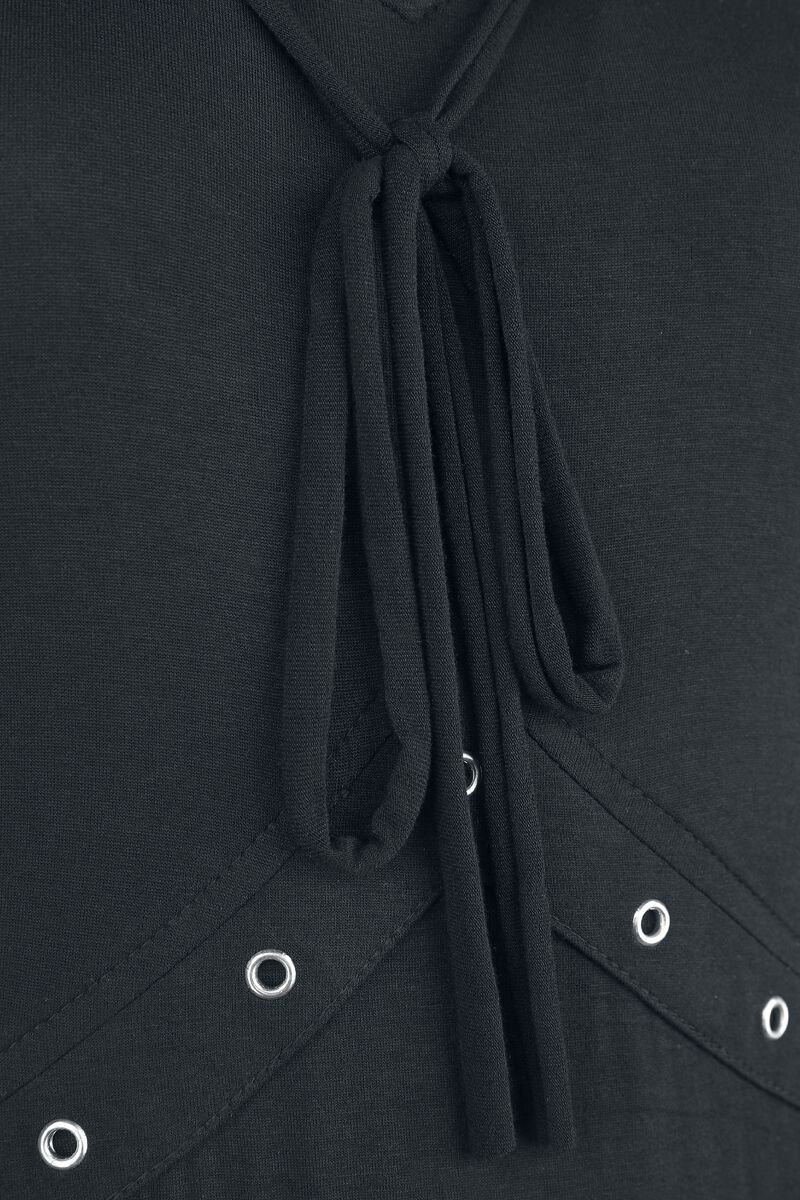 Robe avec laçage | Gothicana by EMP Robe mi-longue