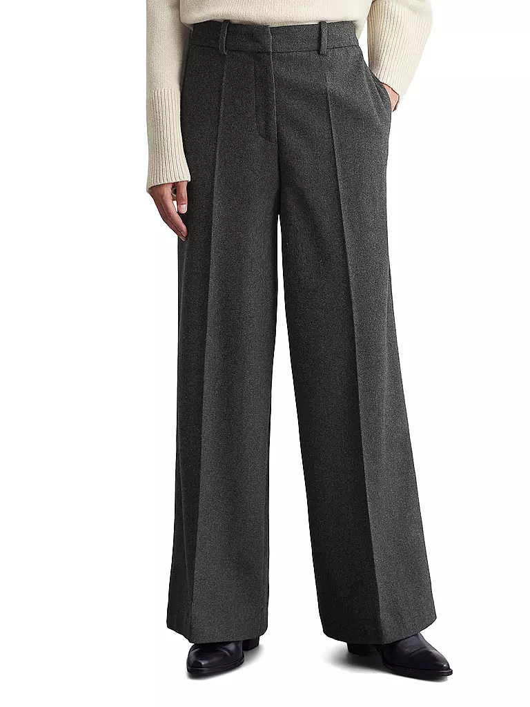 MARC O'POLO Marlenehose grau