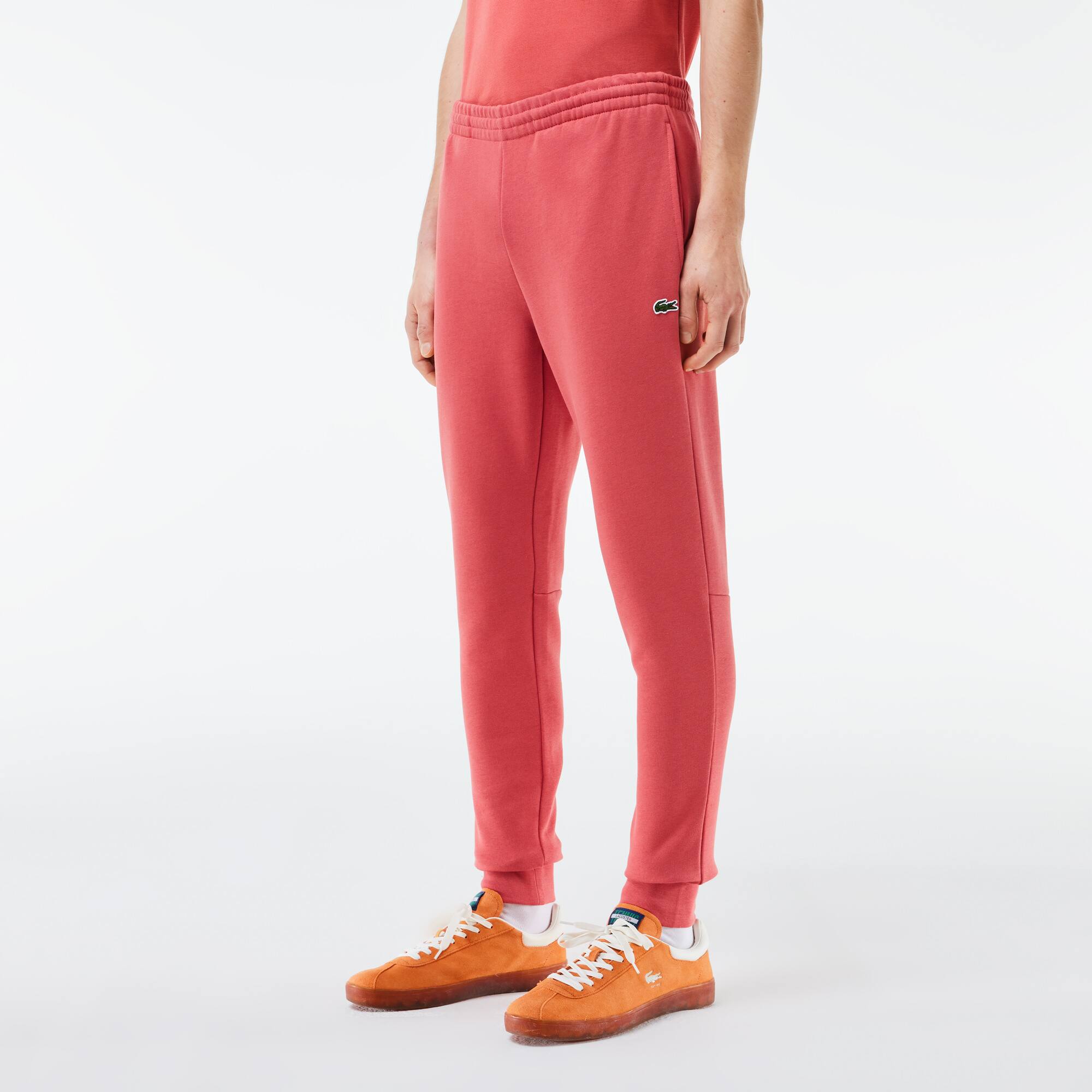 Herren LACOSTE Jogger Trainingshose aus Bio-Baumwollfleece Trainingshosen - Rot - Lacoste - Herren