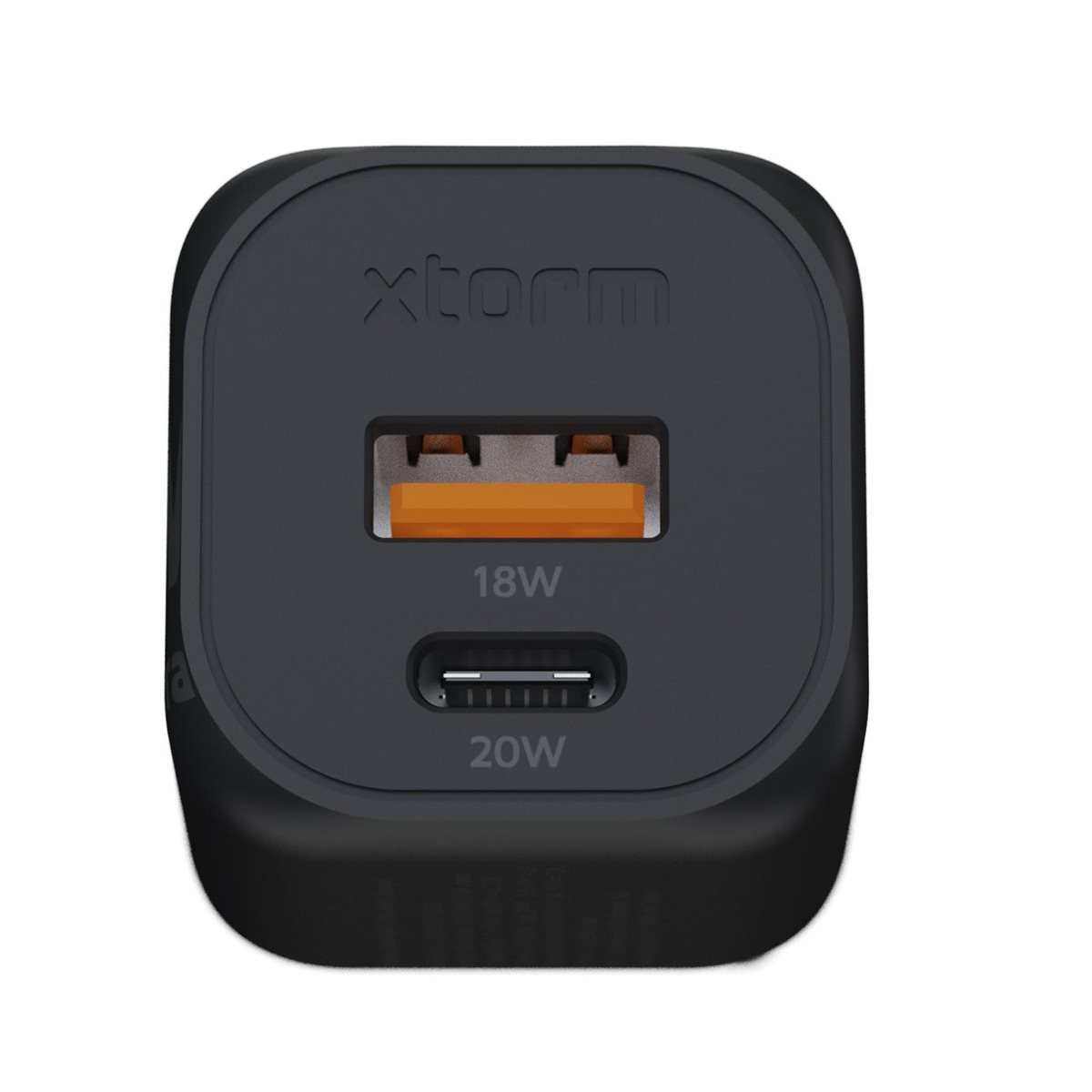 (20W) GaN2 Ultra USB C / USB A Ladegerät Power Adapter Netzteil aus Recycelten Materialien (XEC0201) - Schwarz