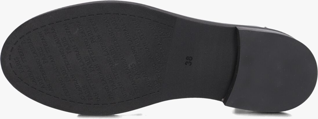 zwarte stefano lauran loafers 12044