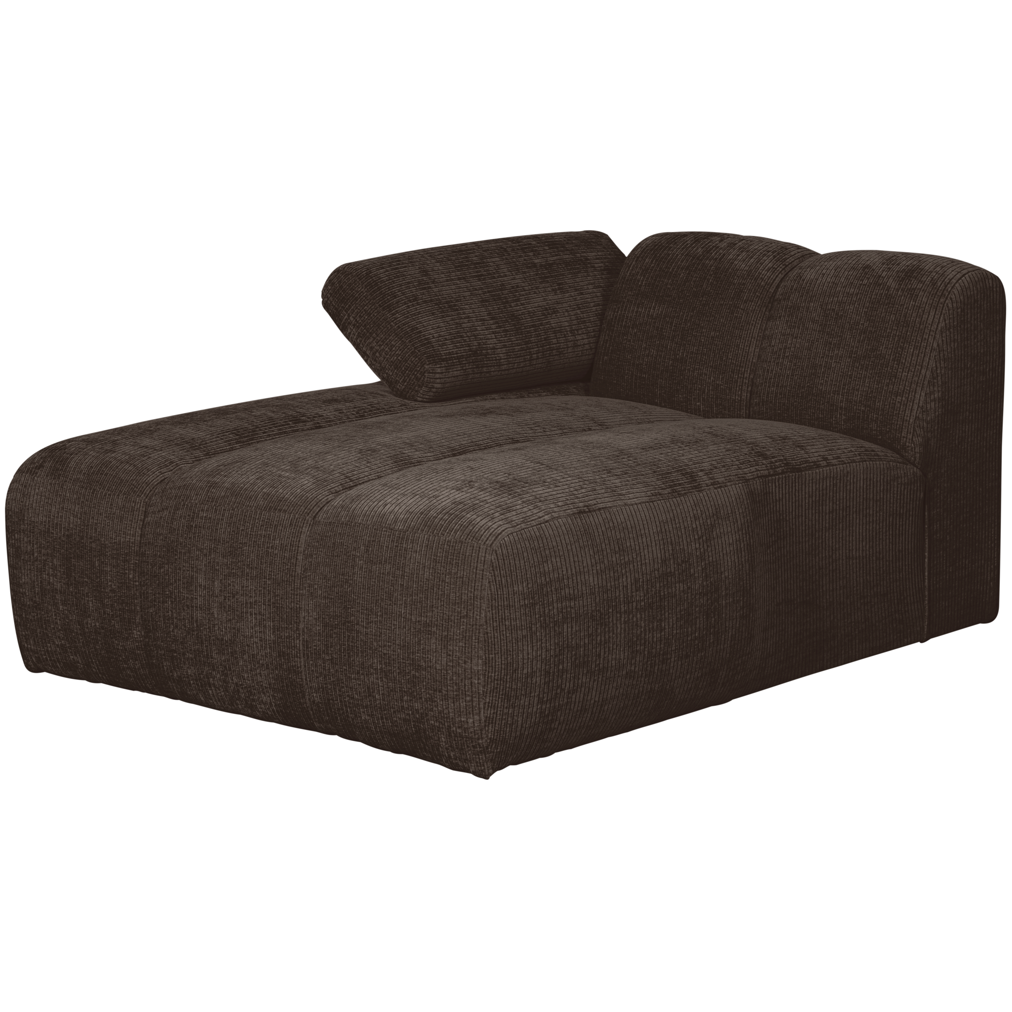 Chaise Longue Mojo Element Mojo Chaise Longue Element Links - Geweven Ribstof - Bruin