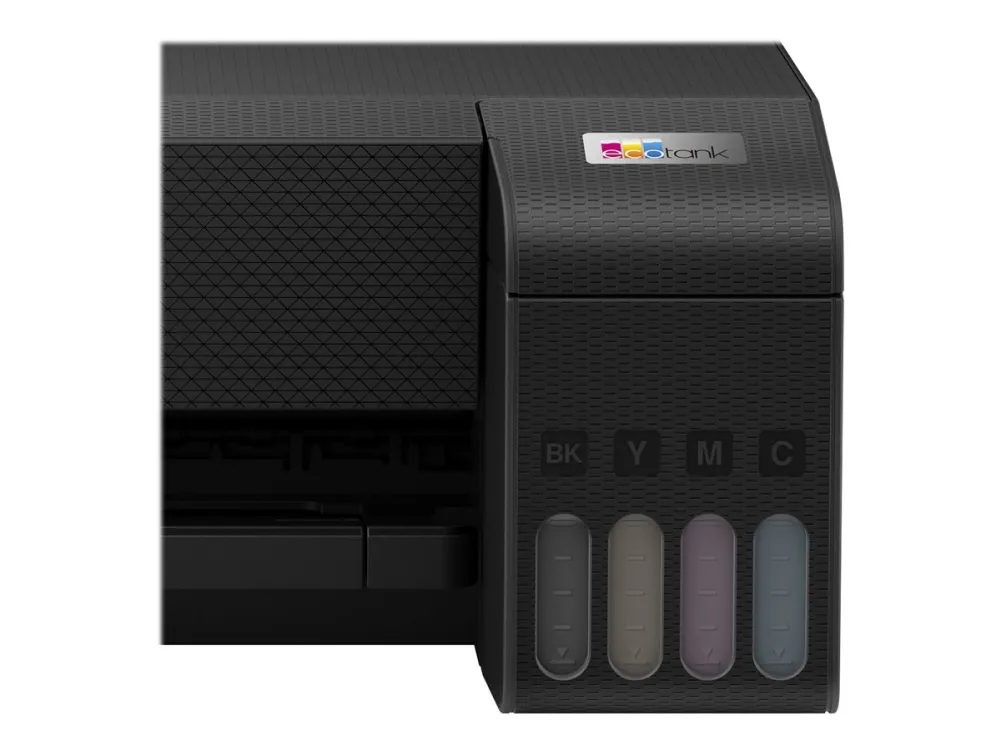 Epson EcoTank L1250 - Printer - farve - blækprinter - kan genopfyldes - A4 - 5760 x 1440 dpi - op til 10 spm (mono) / op til 5 spm (farve) - kapacitet: 100 ark - USB, Wi-Fi - sort