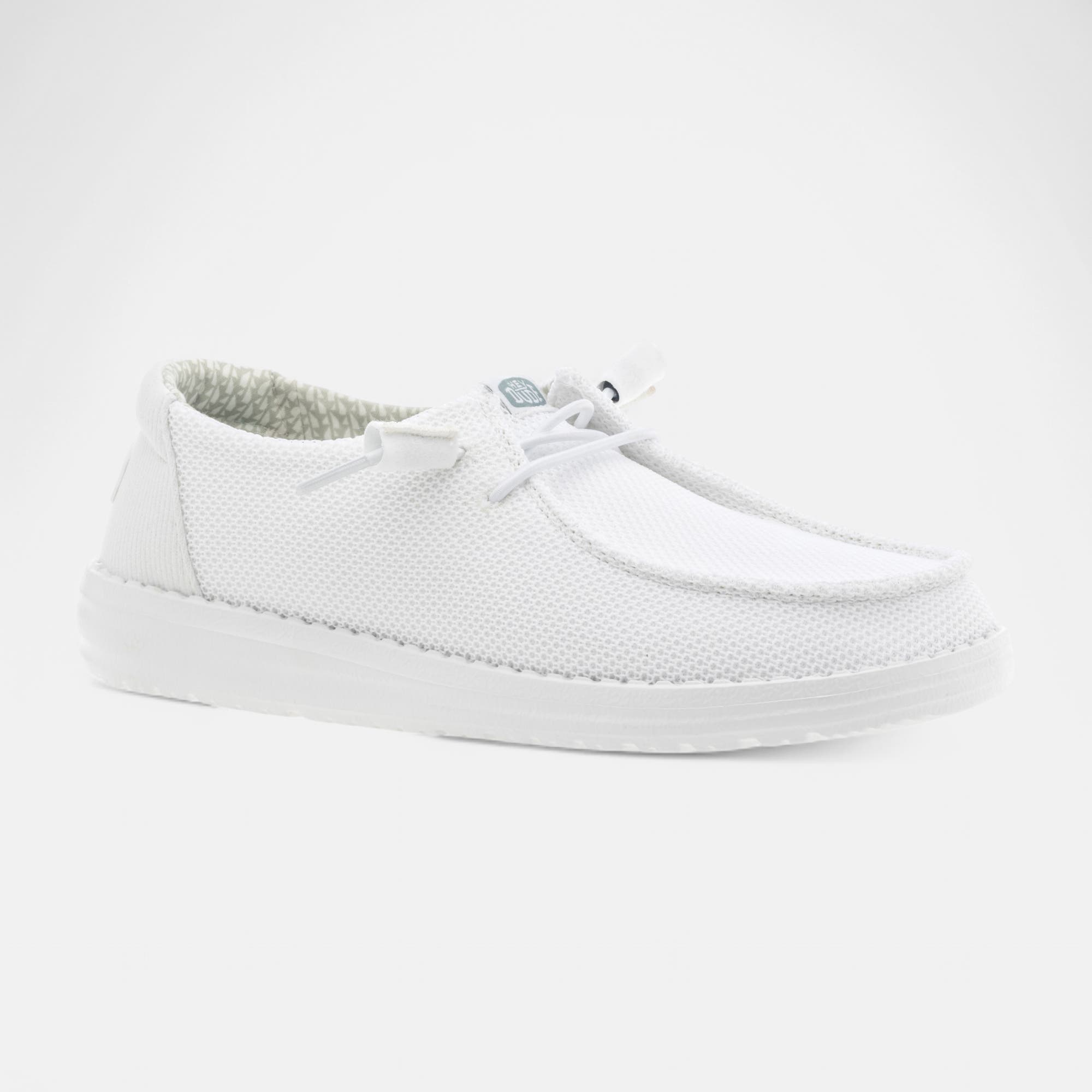 Baskets en toile Femme blanc