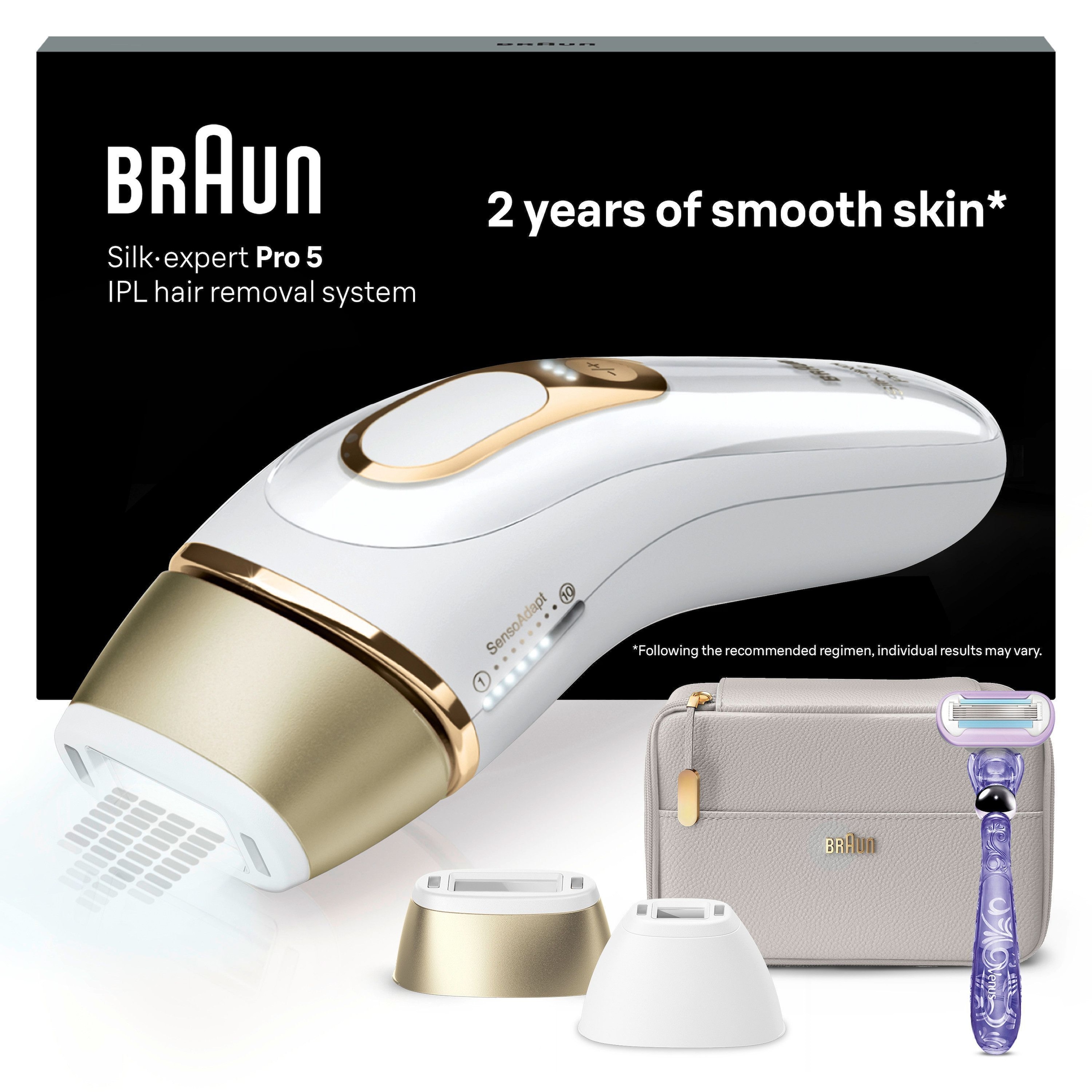Braun IPL-Haarentferner »Silk-Expert Pro 5 PL5157 IPL« 400.000 Lichtimpulse Skin Pro 2.0 Sensor
