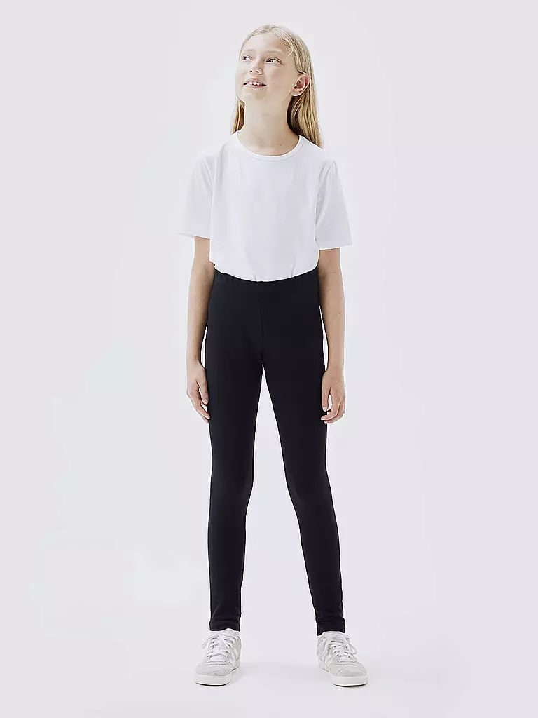 NAME IT Mädchen Leggings NKFDAVINA schwarz