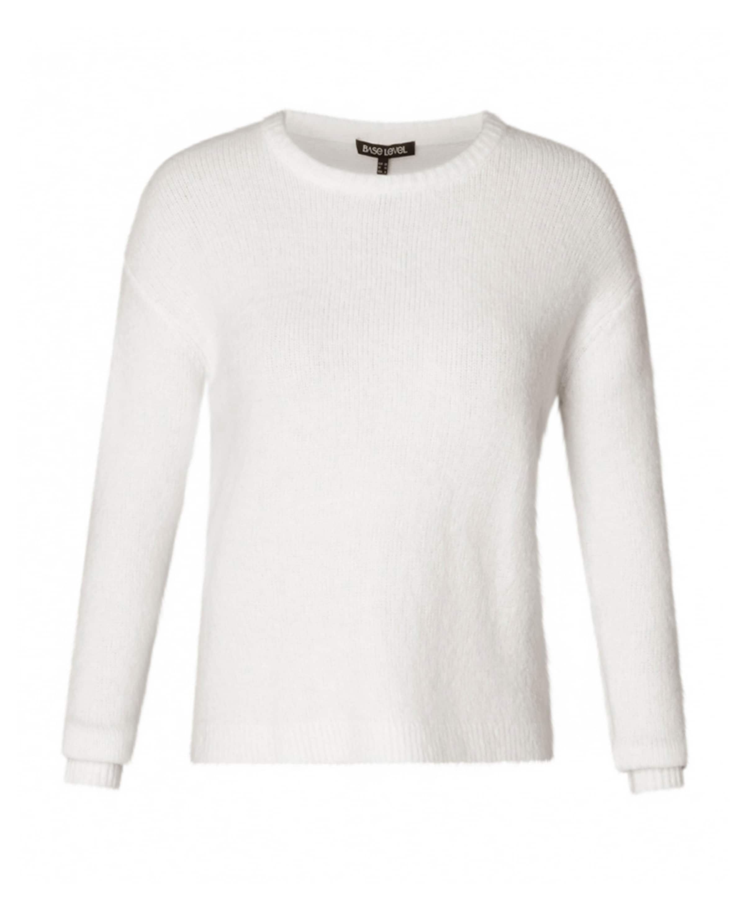 Base Level Curvy Dames trui ecru