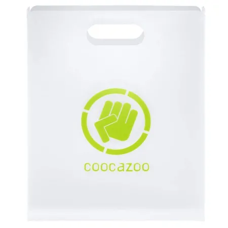 Coocazoo Heftbox „FolderHolder“, mit Tragegriff, Weiß/Transparent