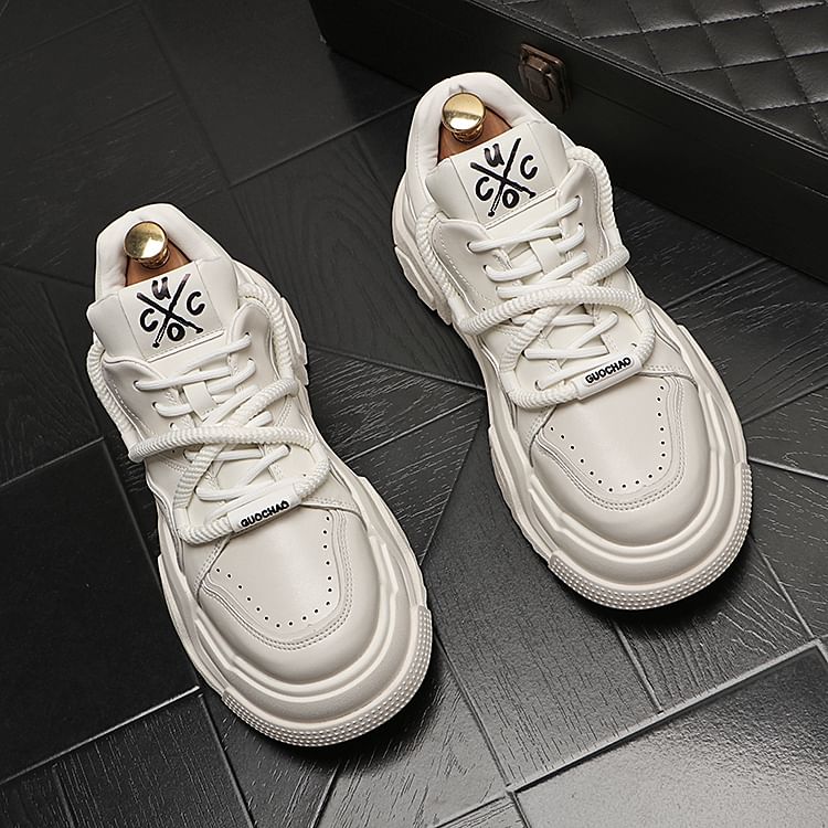 Mr Ozera - Platformsneakers met letters