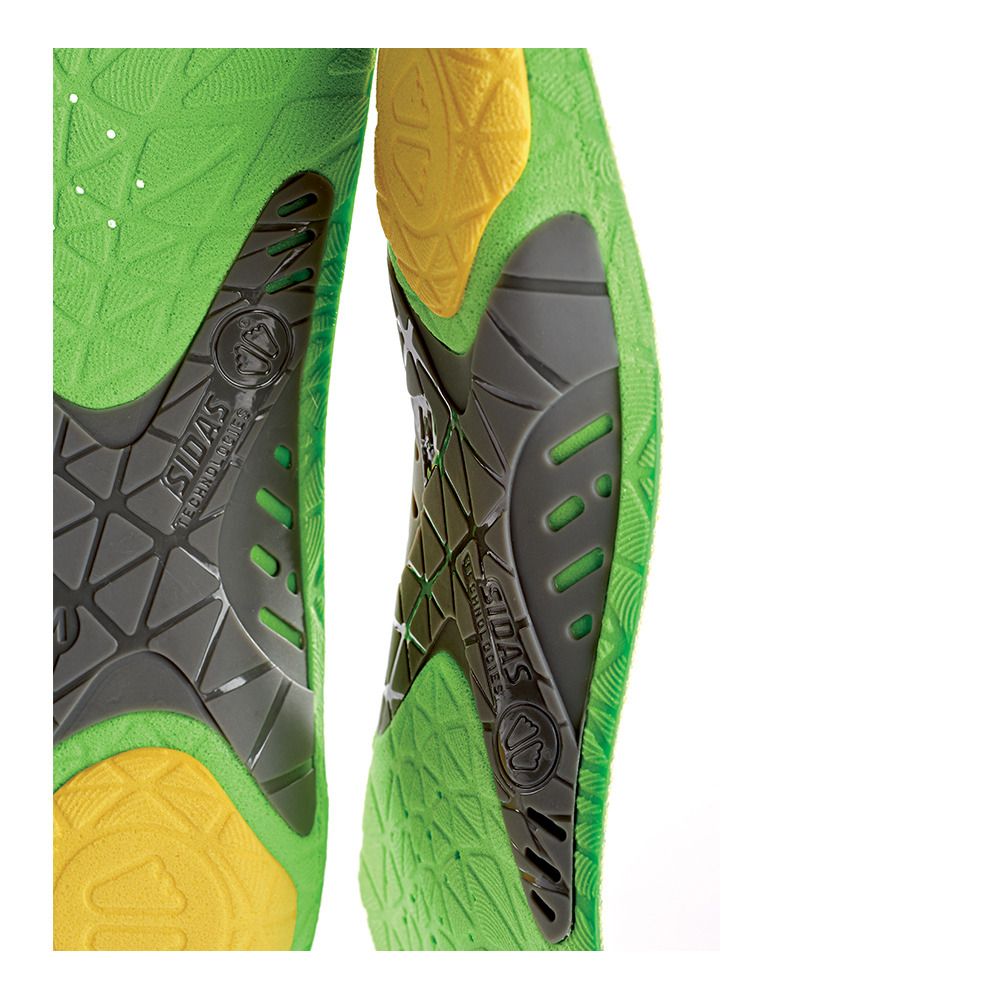 Sidas 3D RUN SENSE V2 - Semelles green/black/yellow