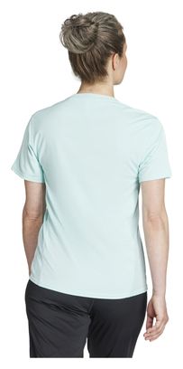 Maillot manches courtes Femme adidas Performance Own The Run Bleu