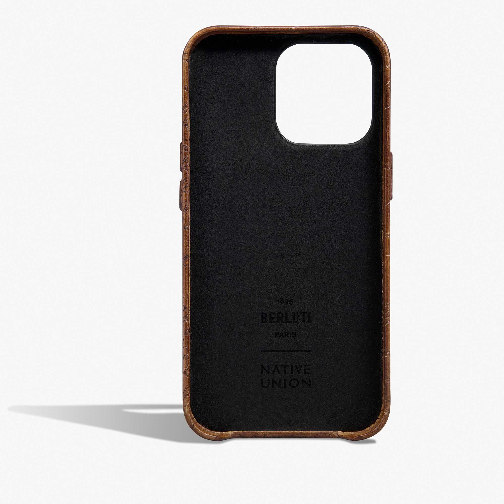 Étui iPhone 15 Pro En Cuir Scritto