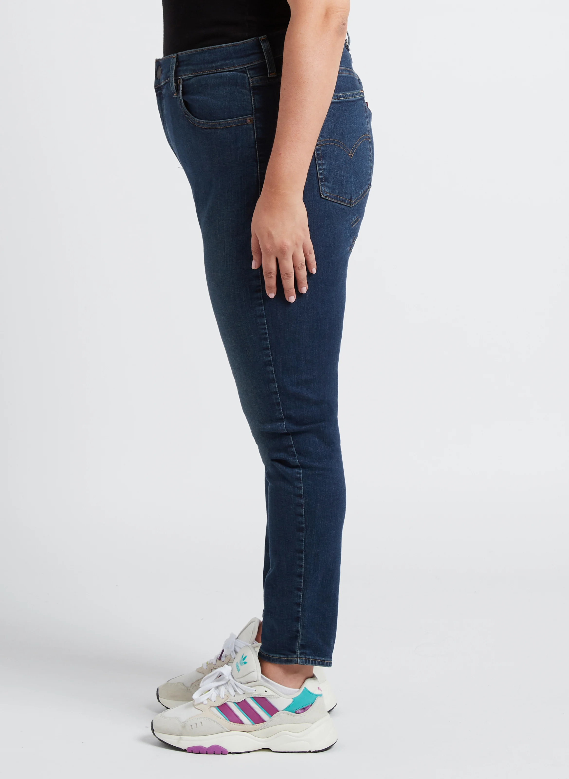 721 PL HI RISE SKINNY - Jean skinny taille haute | Jean Délavé