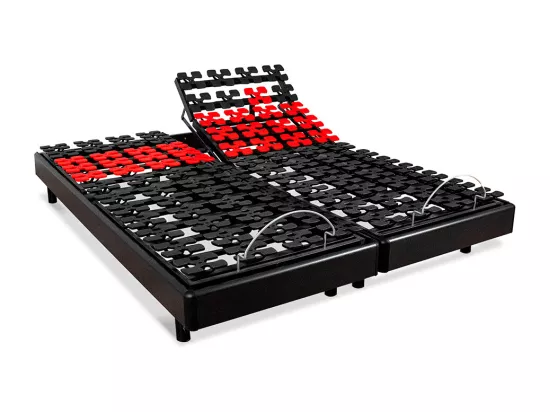 BELLECOUR LITERIE | Jeu de 2 sommiers électriques SUPERFLEX 140x190 cm | Plots