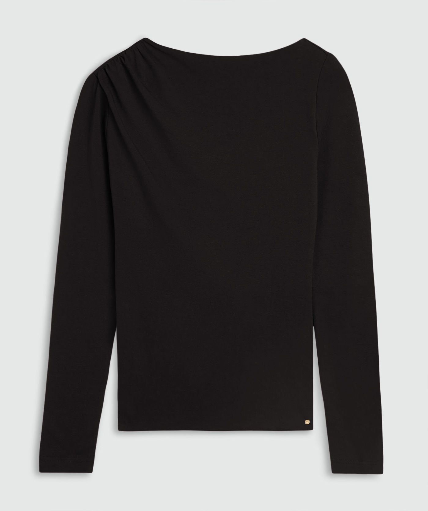 JV-LENIE slim fit top - black